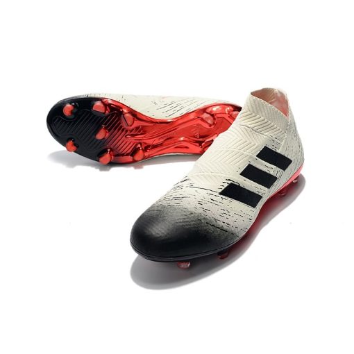 Adidas New Nemeziz 18+ FG - Wit Zwart Rood_10.jpg